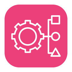 Resource Allocation icon vector image. Can be used for Operations Management.