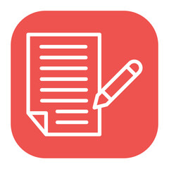 Freelance Writing icon vector image. Can be used for Freelancer.