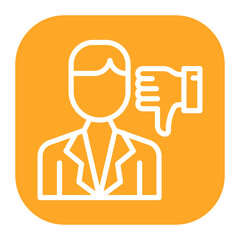 Reputation Damage icon vector image. Can be used for Business Risks.
