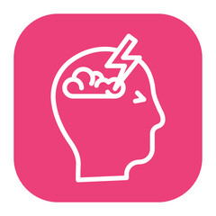 Fototapeta premium Brainstorming icon vector image. Can be used for Organization.