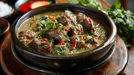 Randang, from West Sumatra, Indonesia, is often ranked as the world's most delicious dish. This beef stew simmers in coconut milk and herbs for hours, resulting in a tender and flavorful creation.