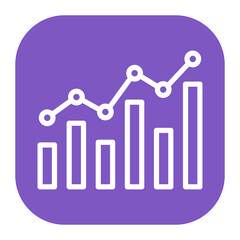 Fototapeta premium Chart icon vector image. Can be used for Business Meeting.