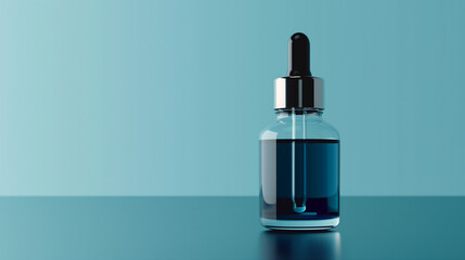 polish on a blue background