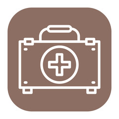 First Aid Kit icon vector image. Can be used for Physical Wellbeing.