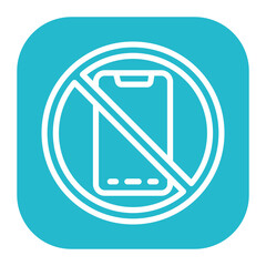 No Electronics icon vector image. Can be used for Airplane.