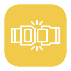 Seatbelt icon vector image. Can be used for Airplane.
