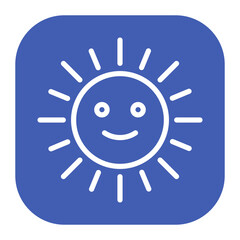 Sun icon vector image. Can be used for Airplane.