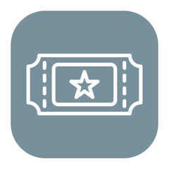 Ticket icon vector image. Can be used for Airplane.