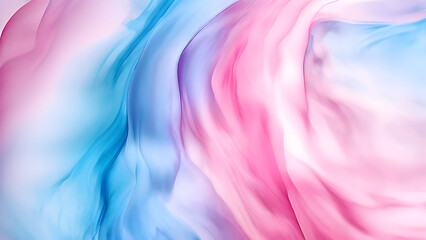 Obraz premium Pink and blue Smoke design. Blue and pink color waves with abstract design. Dynamic Blue and Pink Wave Abstract Patterns. Fluid Blue and pink Design. Pastel paint stains. Beautiful colorful background