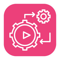 Automation icon vector image. Can be used for Digital Disruption.