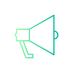 megaphone gradient icon