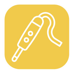 Cauterize icon vector image. Can be used for Skin Burns.
