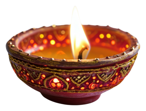 PNG A beautiful Diya festival candle diwali.