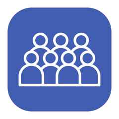 Groups icon vector image. Can be used for Social Relationship.