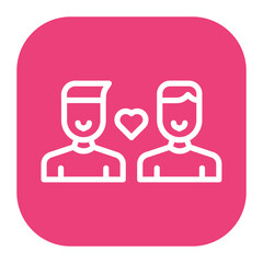 Friends icon vector image. Can be used for Social Relationship.