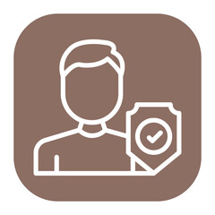 Compliance Officer icon vector image. Can be used for Compilance and Regulation.