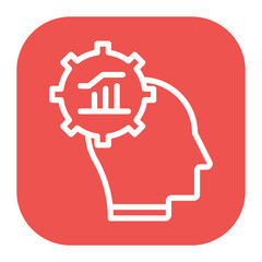 Analytical Thinking icon vector image. Can be used for Market Research.