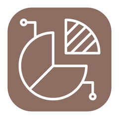 Market Share icon vector image. Can be used for Market Research.