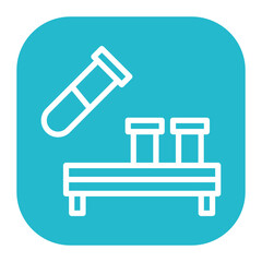 Amylase Test icon vector image. Can be used for Medical Tests.