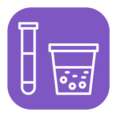 Creatinine Clearance icon vector image. Can be used for Medical Tests.