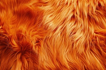 Soft orange fur, textured background