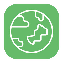 World icon vector image. Can be used for Data Science.