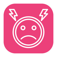 Tension icon vector image. Can be used for Burnout.