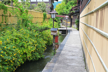 いがわこみちの風景　岐阜県郡上市八幡町