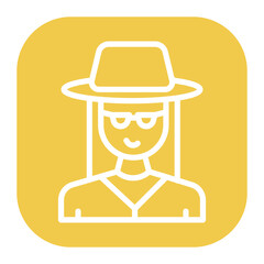 Fashionista icon vector image. Can be used for Urban Tribes.