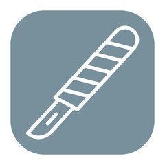 Scalpel icon vector image. Can be used for Plastic and Cosmetic Surgery.