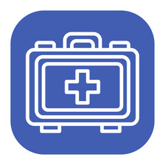 Obraz premium First Aid Kit icon vector image. Can be used for Marathon.