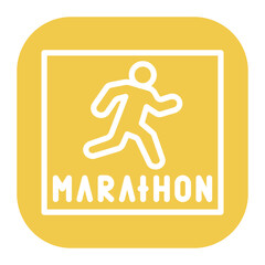 Marathon Logo icon vector image. Can be used for Marathon.