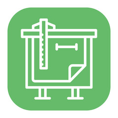 Drafting Machine icon vector image. Can be used for Engineer in Mechanics.