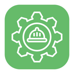 Engineer Gear icon vector image. Can be used for Engineer in Mechanics.