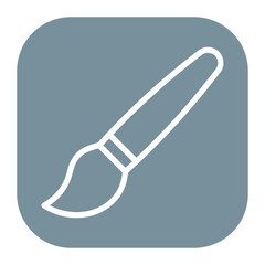 Paintbrush icon vector image. Can be used for Crafting.