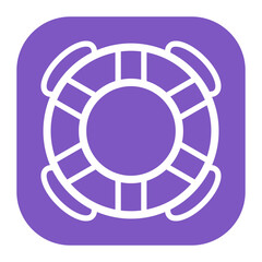 Lifebuoy icon vector image. Can be used for Rescue And Response.