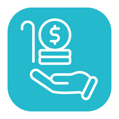 Retirement Fund icon vector image. Can be used for Retirement.