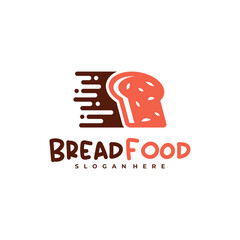 Fast Bread logo vector template, Creative Bread logo design concepts