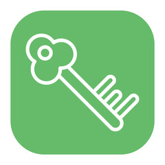 Key icon vector image. Can be used for Information Security.