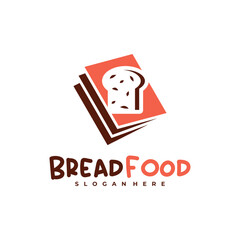Bread Book logo vector template, Creative Bread logo design concepts