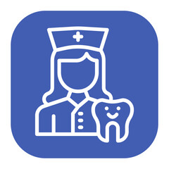 Pediatric Dentist icon vector image. Can be used for Psychiatric Hospitals.