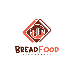 Bread Book logo vector template, Creative Bread logo design concepts
