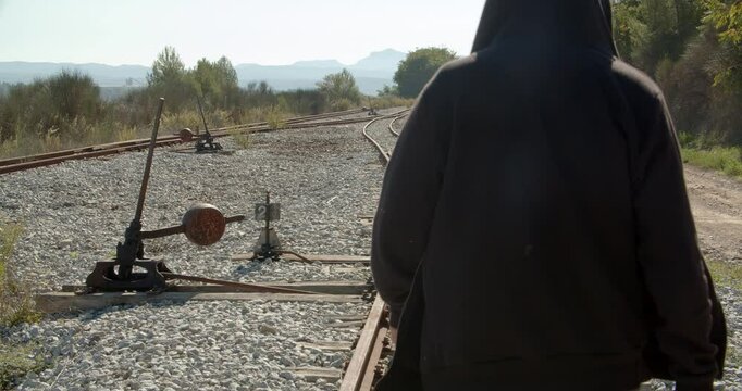 Walks Away By The Railroad Then Turn To The Left
