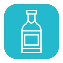 Champagne Bottle icon vector image. Can be used for Anniversary.