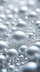 Digital silver molecule point line connection abstract graphic poster mobile phone background