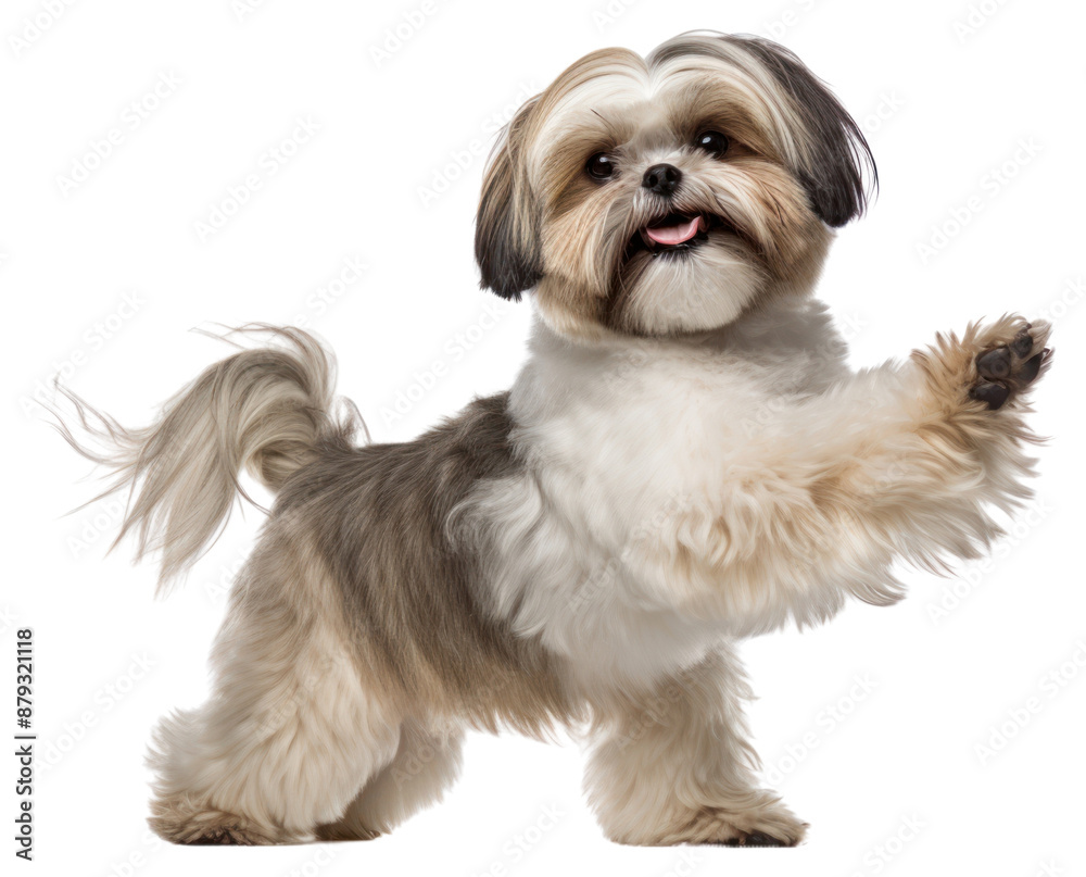 Wall mural PNG Shih tzu mammal animal dog.