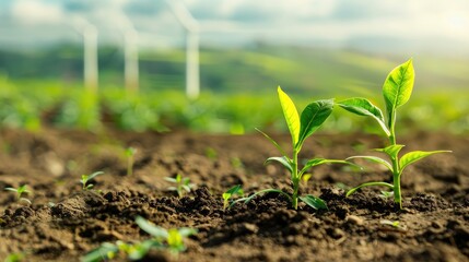 Ecological economy with a focus on efficient use of resources Reducing carbon emissions Renewable energy 