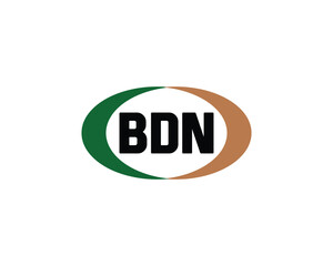 BDN logo design vector template. BDN logo design.