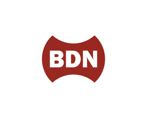 BDN logo design vector template. BDN logo design.