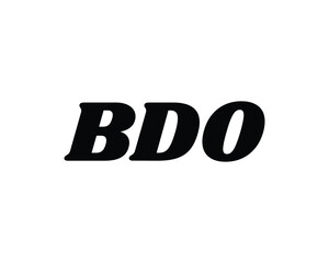 BDO logo design vector template. BDO logo design.